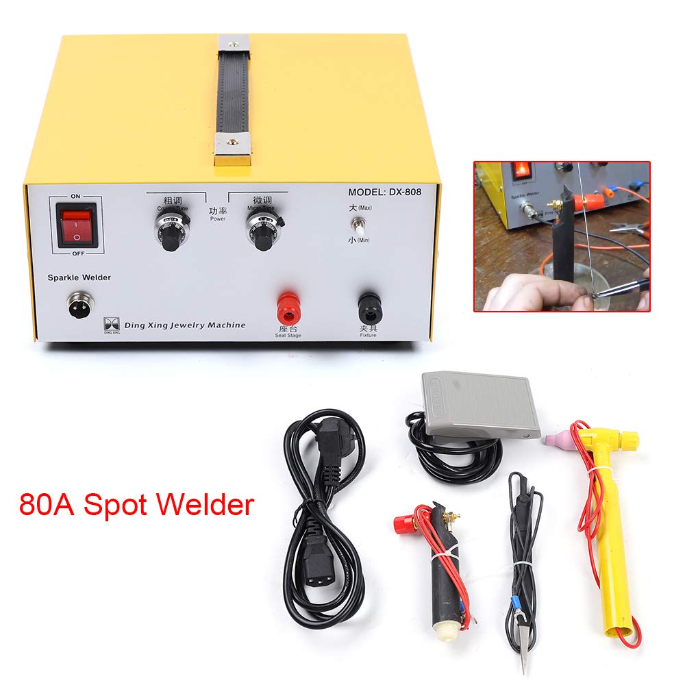 Professional 400W Spot Welder Machine for Jewelry Making - Gold & Silver Necklace, Earring Repair Tool - 110V US Stock - Perfect for DIY Jewelry Crafting and Small Metal Repairs