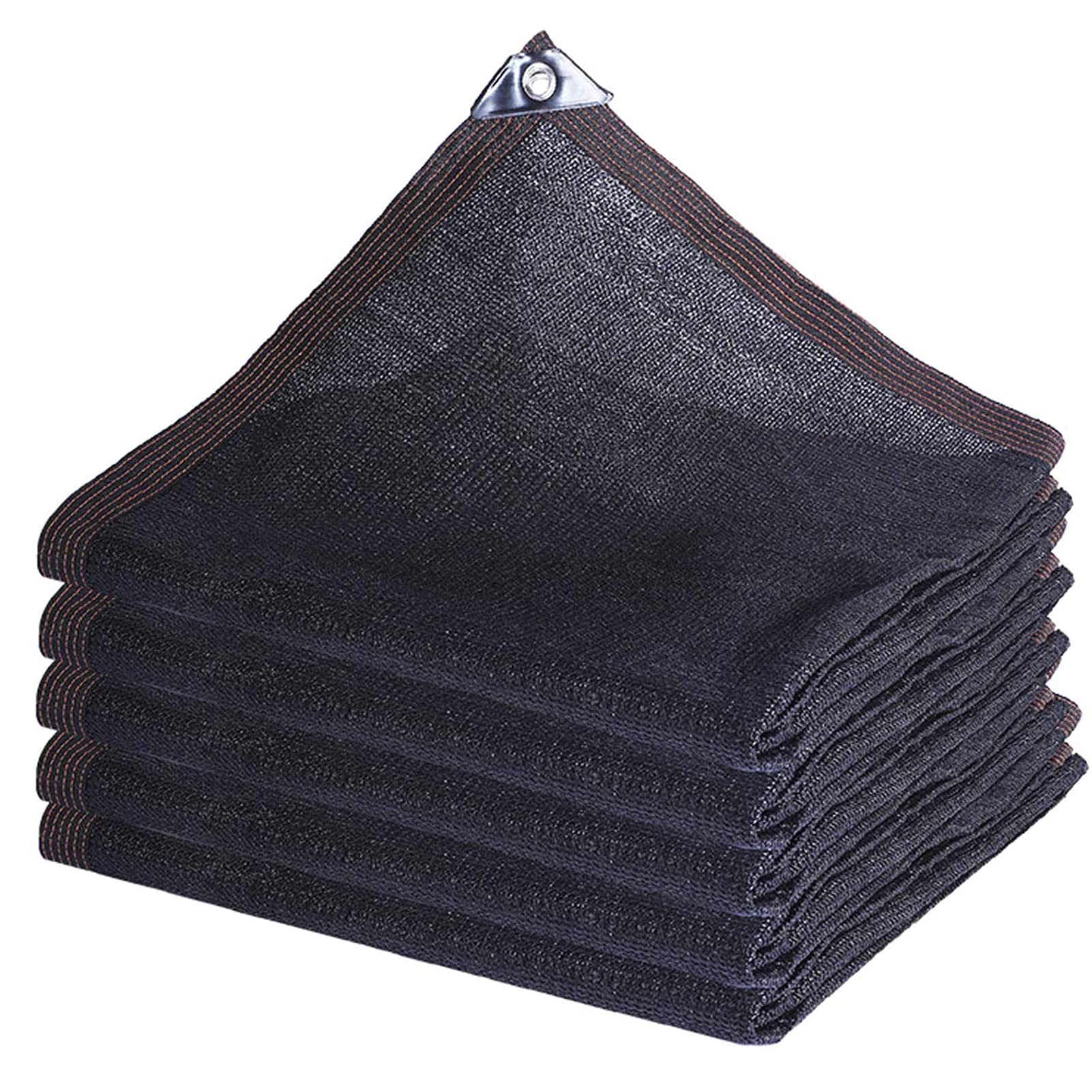 16x23ft UV Resistant Shade Cloth for Greenhouse & Garden - Durable Outdoor Shade Mesh Tarps with Aluminum Grommets - Black Sunscreen Netting for Patio, Lawn, and Plant Protection - Perfect for Summer Shade and Plant Growth