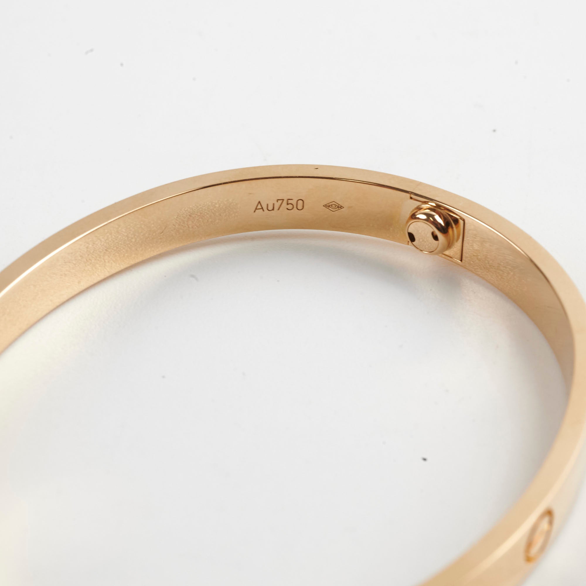 Cartier Love Bracelet Size 17 in 18K Yellow Gold - Authentic 2020 Luxury Jewelry for Anniversary Gifts & Special Occasions