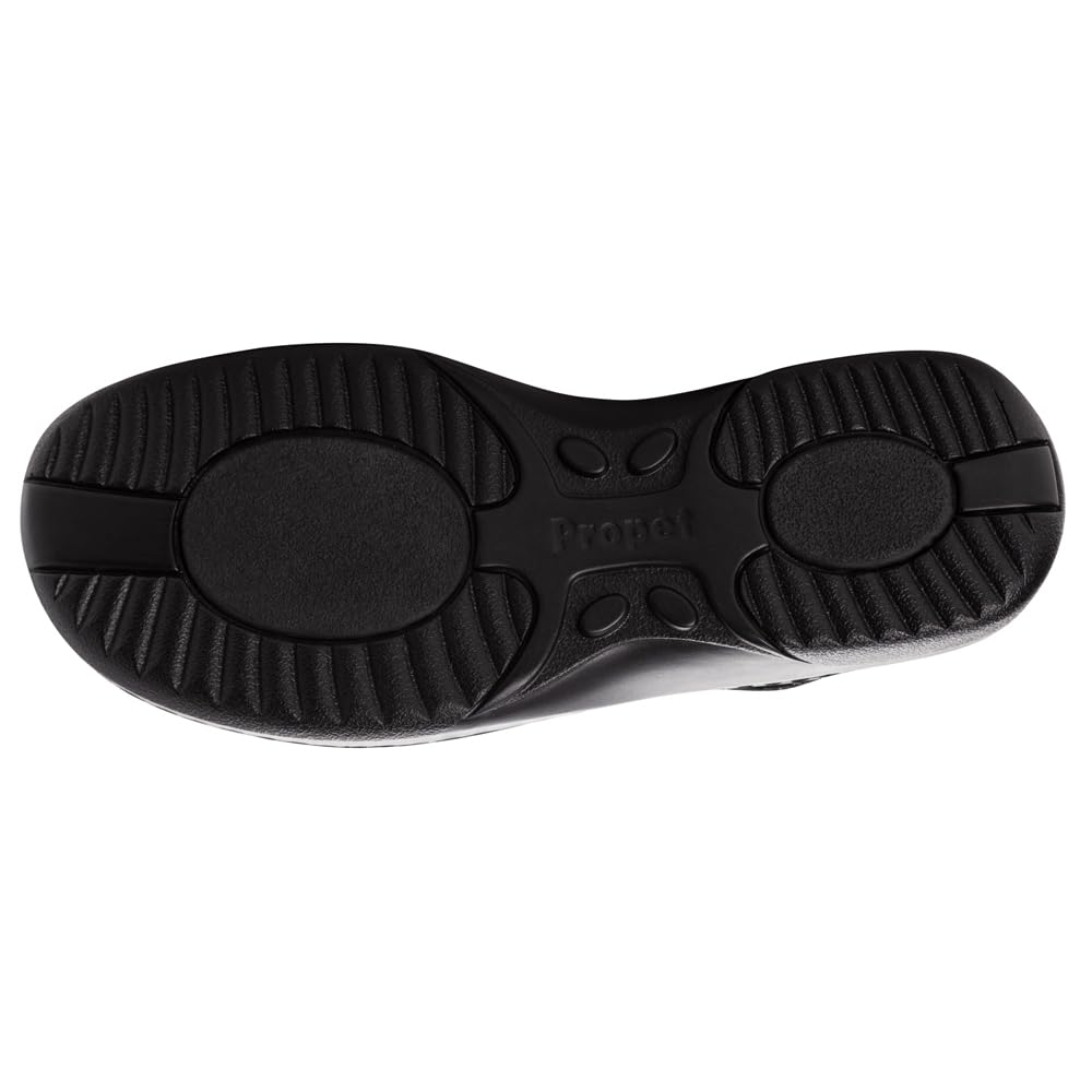 Propét Women's Golda Mary Jane Flats - Comfortable Slip-On Shoes for Women with Arch Support | Perfect for Work, Travel & Casual Wear