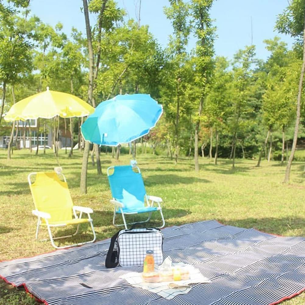 Best Kids Camping Chair - Lightweight Yellow Folding Beach Chair with Umbrella | Portable Outdoor Child Seat for Travel, Picnics, Backyard & Beach Activities | Durable & Comfortable Toddler Chair