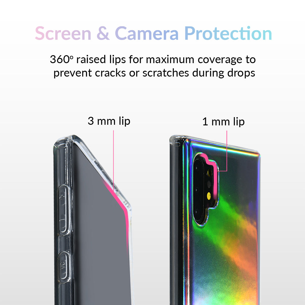 Holo Nebula Samsung Galaxy Phone Case - Protective Cover for Galaxy S21/S22/S23 - Durable Shockproof Slim Design - Perfect for Everyday Use & Travel