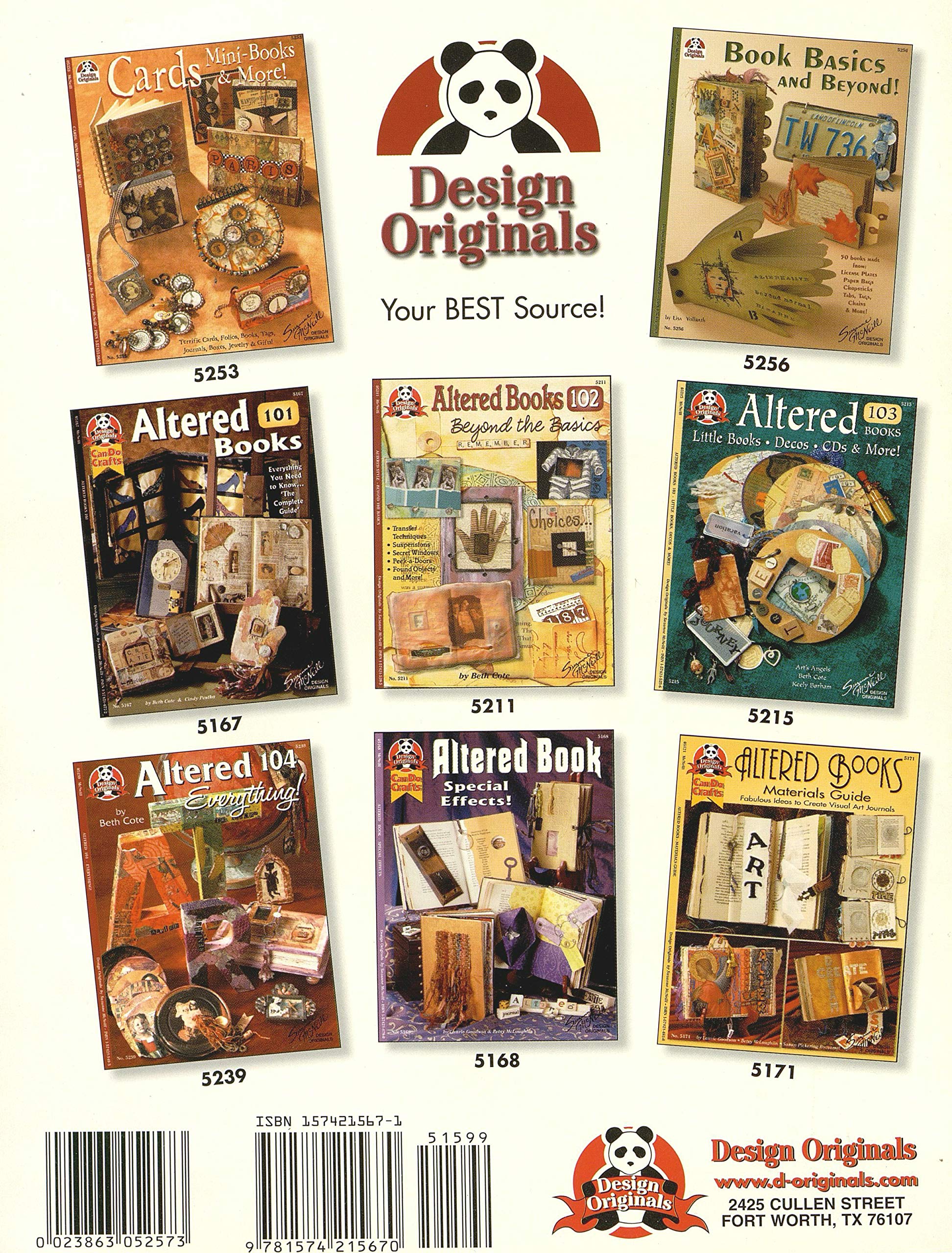 Unique Altered Books & Journals for Art, Scrapbooking & Mixed Media Projects - Creative DIY Altered Pages for Crafting, Journaling & Home Decor