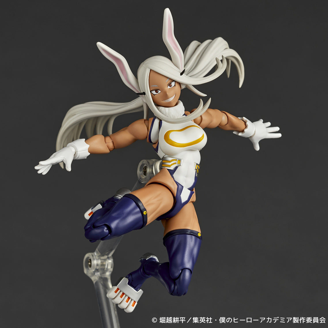 Amazing Yamaguchi Revoltech Action Figure - My Hero Academia Mirko (NR054) for Collectors & Anime Fans | Perfect for Display & Cosplay Inspiration