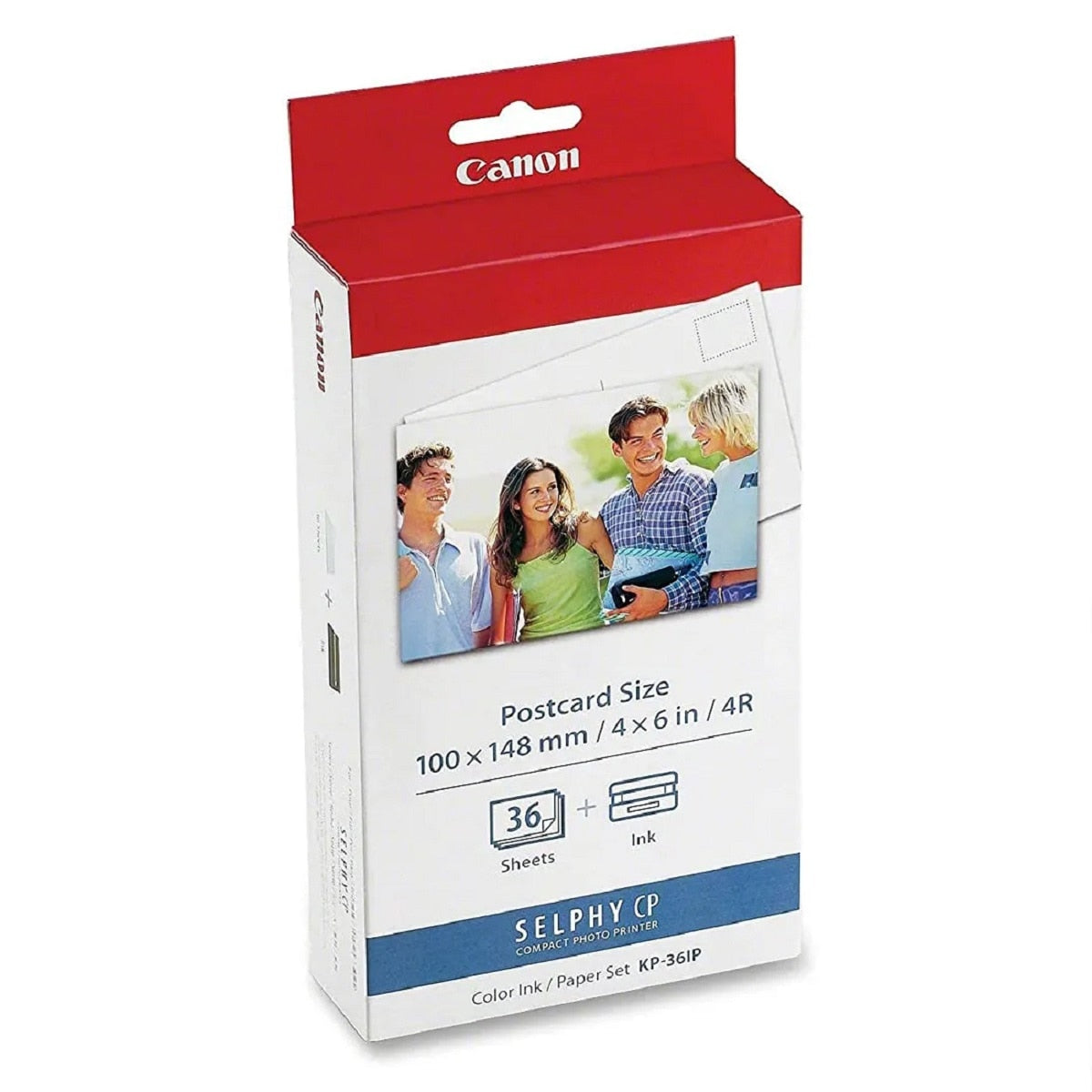 Canon KP-36IP Ink & Photo Paper Combo Pack - 36 Sheets Premium Photo Paper with Ink Ribbon for Canon Selphy Printers - Perfect for Home Printing, Photo Albums, and DIY Projects