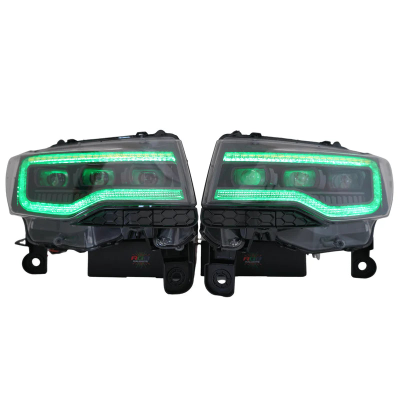 Morimoto XB LED Headlights for Jeep Grand Cherokee (2014-2021) - Multicolor Flow Series - Upgrade Your Night Driving & Off-Road Adventure