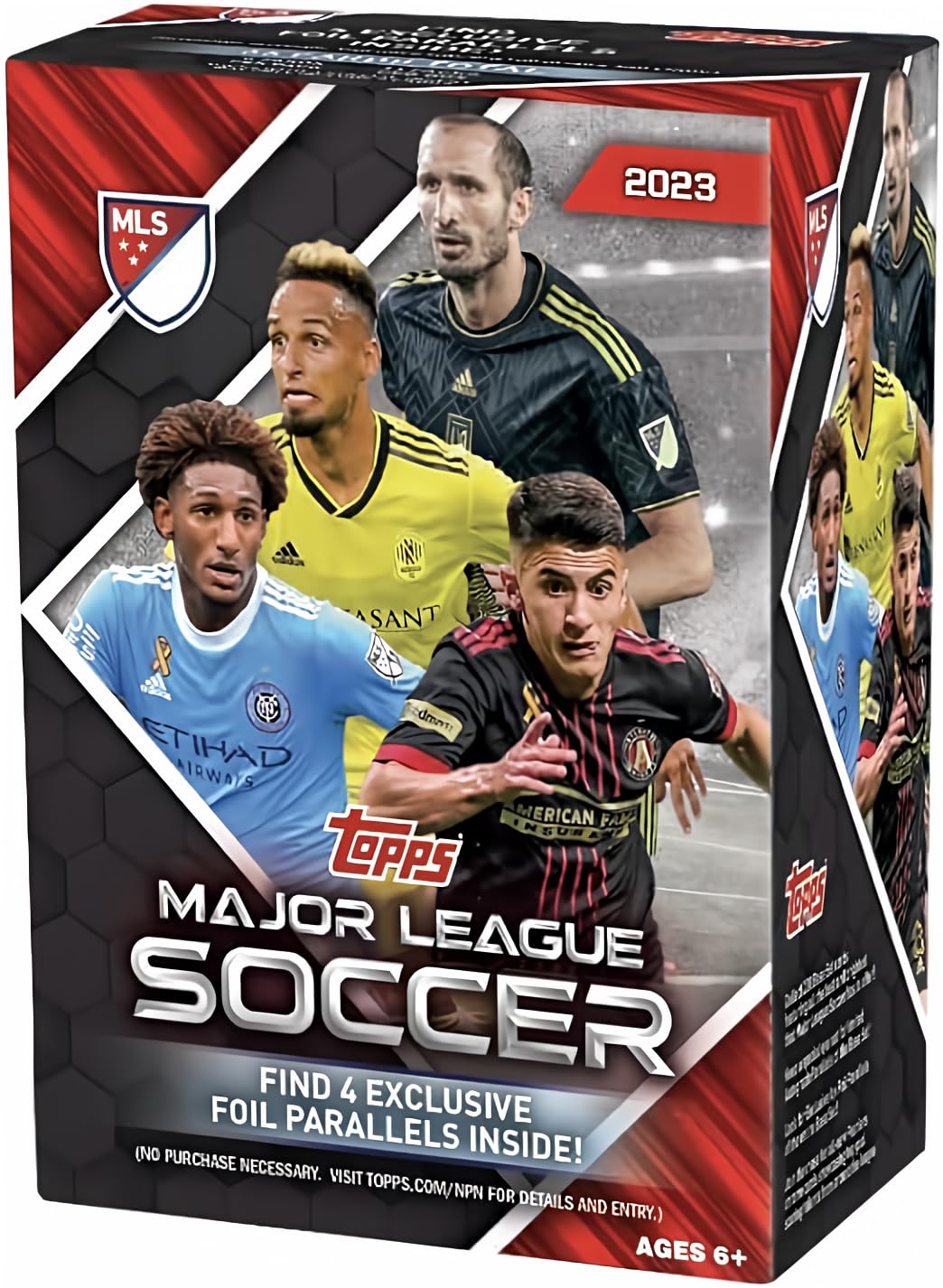 2023 Topps MLS Soccer Trading Cards Value Box - Collectible Sports Cards for Soccer Fans & Enthusiasts - Perfect for Gifts, Trading, and Display