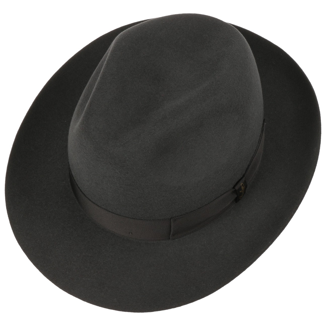 Borsalino Marengo Fur Felt Bogart Hat for Men - Classic Fedora Style for Outdoor, Travel & Formal Occasions