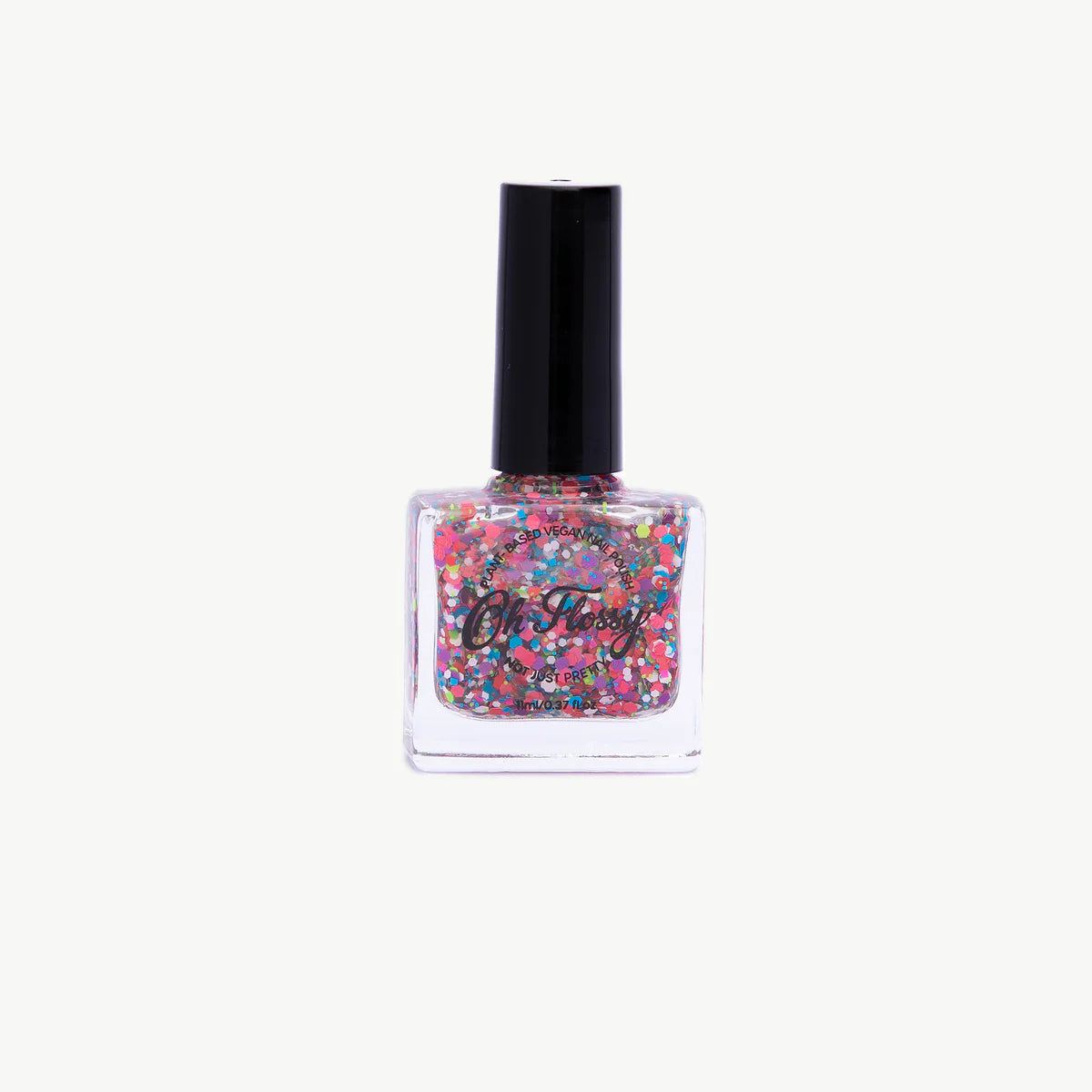 Oh Flossy Kids Non-Toxic Nail Polish Set - 12 Vibrant Colors, Water-Based & Safe for Children - Perfect for Birthday Parties, Playdates & DIY Nail Art Fun