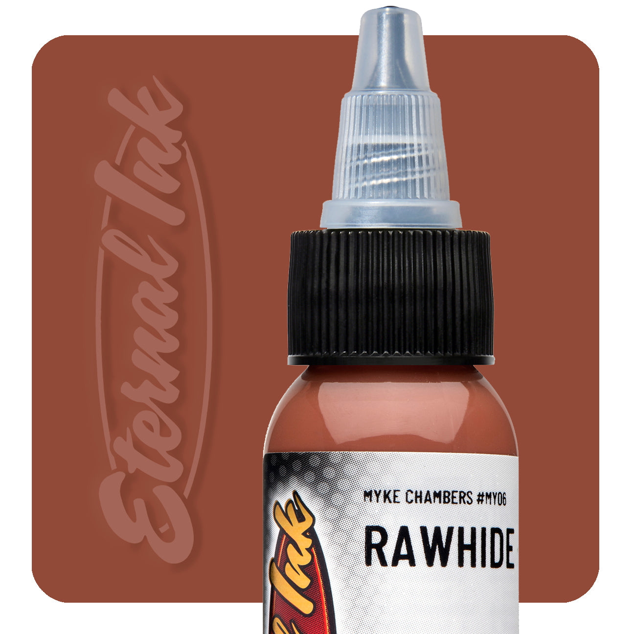 Eternal Myke Chambers Rawhide Ink 1oz - Premium Tattoo Ink for Professional Artists - Perfect for Tattoo Shops and Body Art Studios