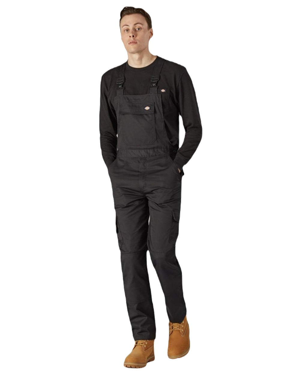 Dickies Durable Work Bib Overalls for Men - Heavy Duty Denim Coveralls for Construction, Farming & Outdoor Work