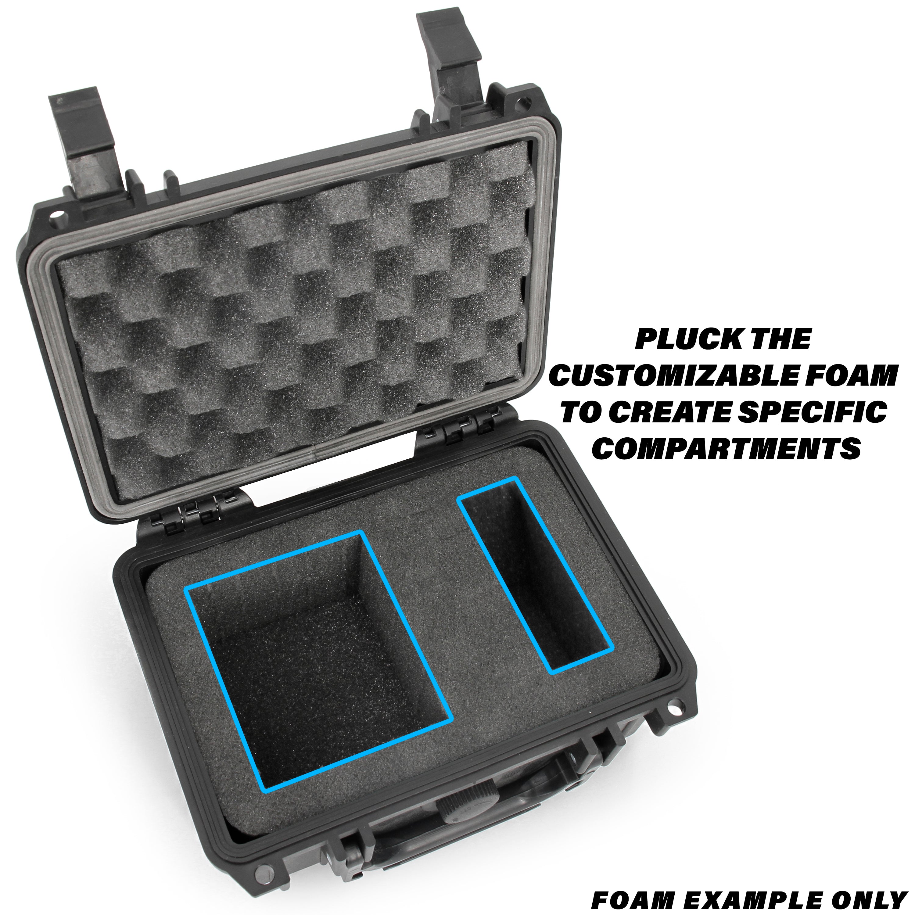 CASEMATIX Customizable Foam Carry Case for Orba 2 Artiphon Handheld Multi-Instrument - Waterproof Protective Storage Case - Perfect for Travel, Music Production & Live Performances