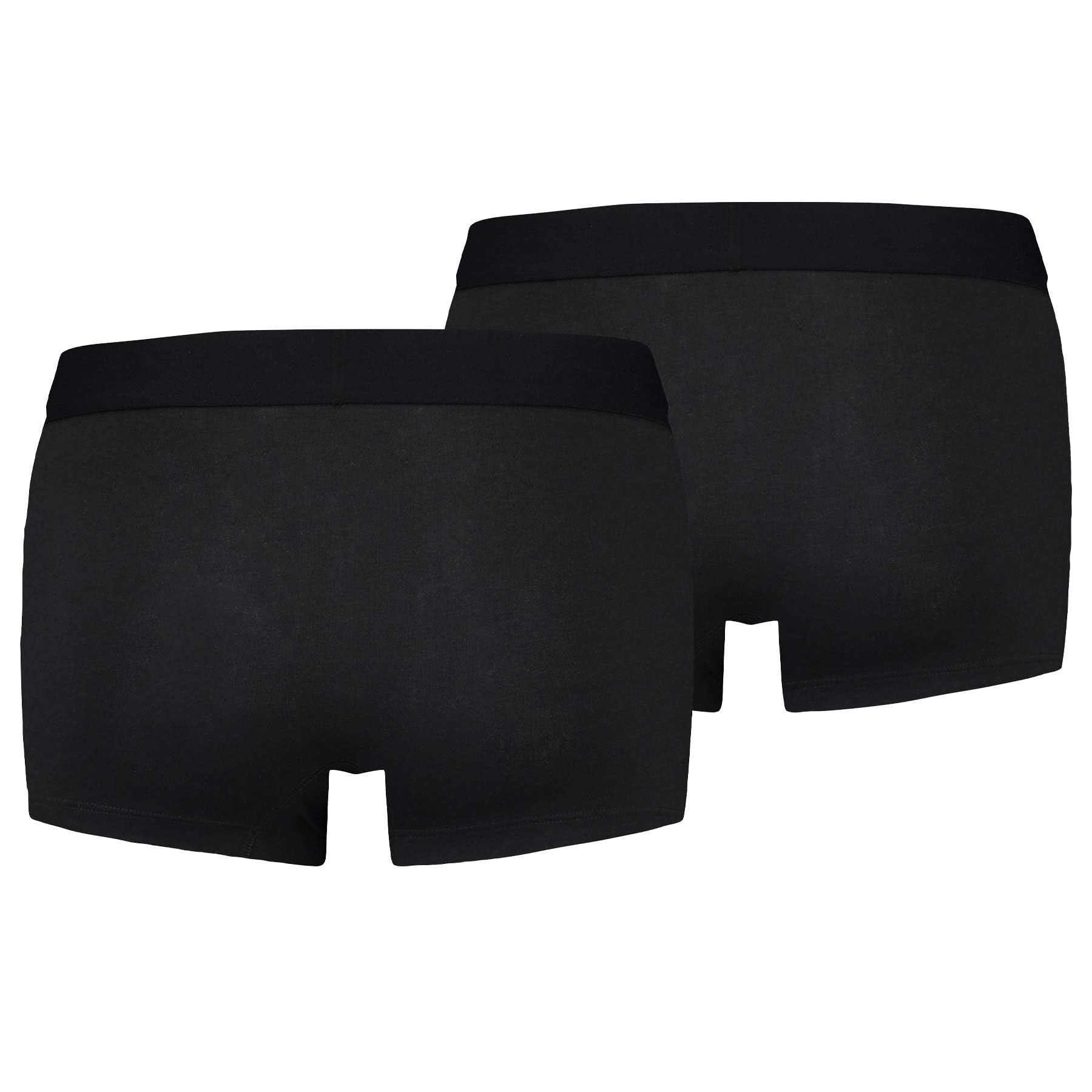 Levi's Men's Solid Basic Boxer Briefs 2-Pack - Soft Cotton Underwear for Everyday Comfort & Support