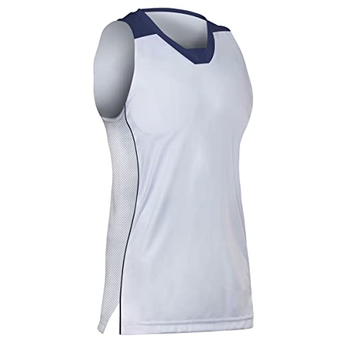 White, Navy Blue
