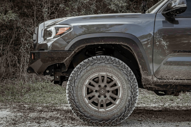 Backwoods BWTY3T 103XXBBB Toyota Tacoma 3rd Gen (2016-2023) High-Lite Overland Front Bumper Without Bull Bar | Off-Road Adventure & Truck Customization