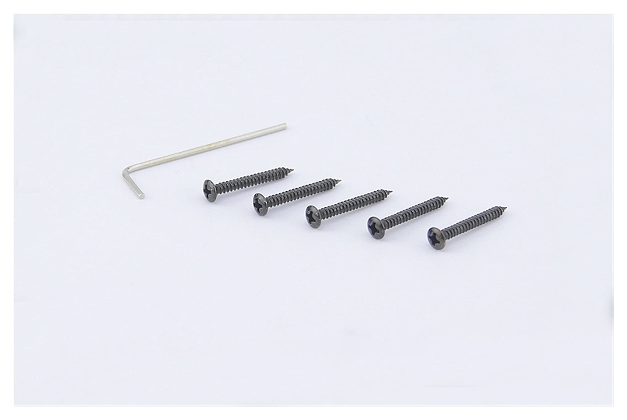 Electric Guitar Bridge Saddle Set - 1 Humbucker Pickup Fixed Bridge & Tailpiece in Black | Perfect for Guitar Repair, Replacement & DIY Upgrades