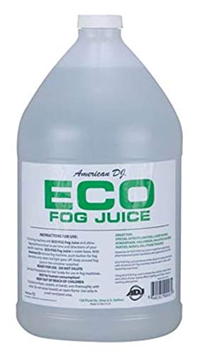 4 Pack American DJ ECO-FOG/G Fog Machine Fluid - 1 Gallon Each - Premium Smoke & Haze Liquid Refill for DJ Parties, Concerts, and Stage Performances