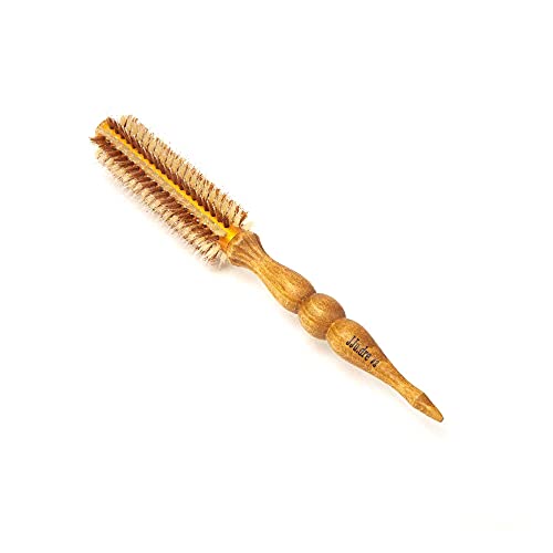 JJUDRE Heat Resistant Roll Brush for Hair Drying & Styling - Natural Wave Curl Thermal Brush for Men & Women (1.7in) - Perfect for Thick & Thin Hair, Salon-Quality Styling at Home, Eco-Friendly Design