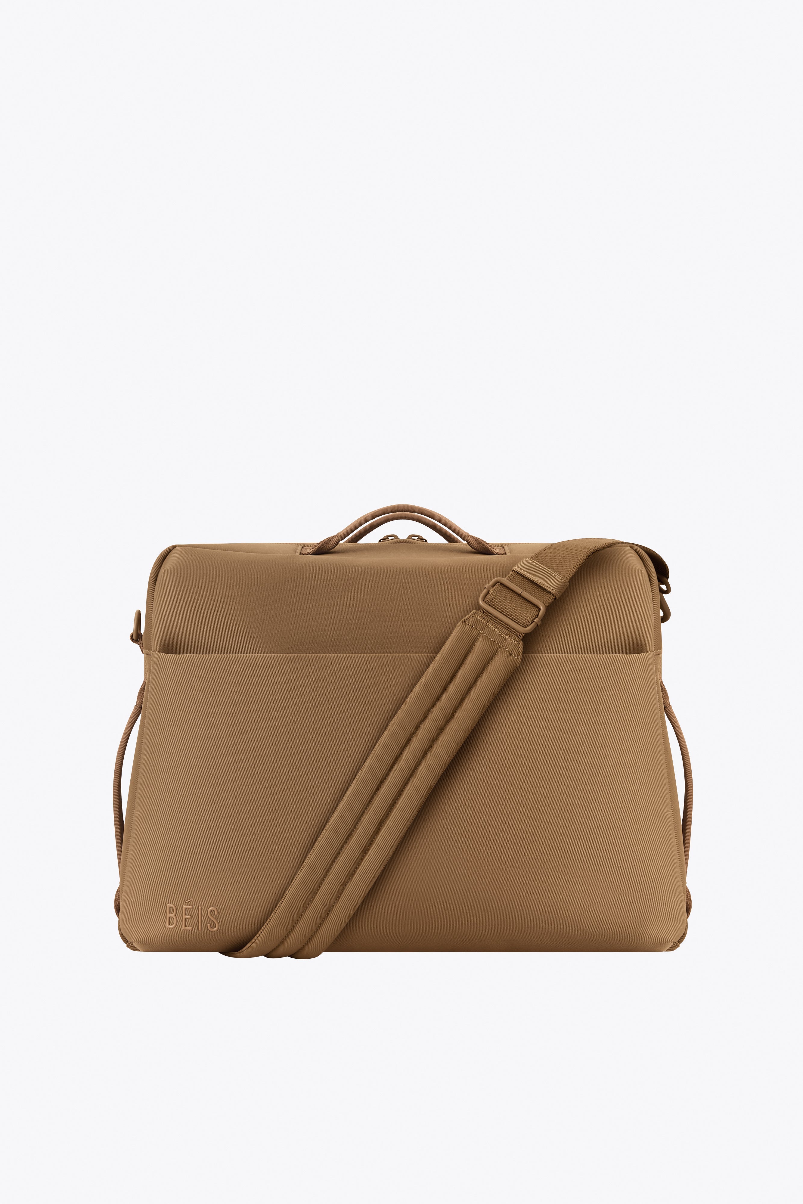Premium Camel Leather Travel Duffle Bag - Waterproof & Spacious Carry-On Luggage for Men & Women - Perfect for Weekend Trips, Gym, Business Travel & Outdoor Adventures