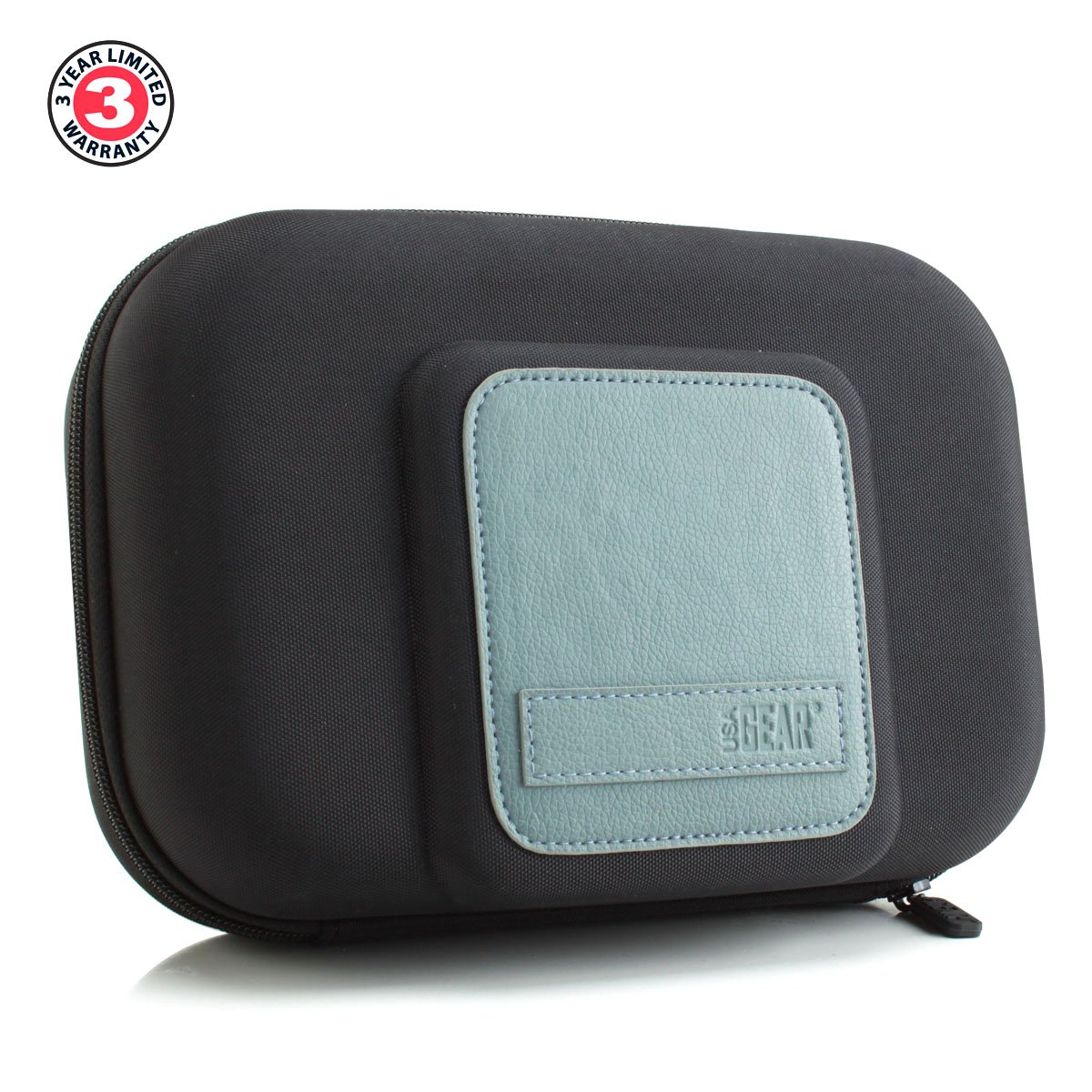 USA Gear Hard Shell Spotting Scope Case - Waterproof Travel Organizer with Removable Pouches - Fits Roxant Blackbird & Vortex Optics Solo Monocular - Durable Black Protective Case for Hunting, Birdwatching & Outdoor Adventures