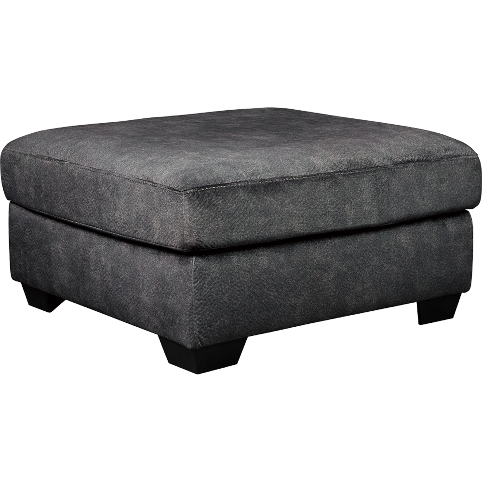 Accrington Oversized Accent Ottoman with Granite Finish - Stylish Footrest & Extra Seating for Living Room, Bedroom or Office