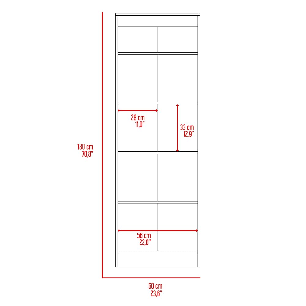Tuhome 5-Shelf Double Door Pantry Cabinet with Multistorage - Pearl White | Perfect for Kitchen, Pantry, and Home Organization Storage Solutions