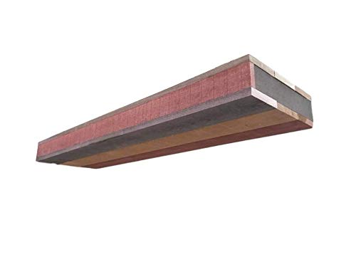 Multi-Colored Floating Shelves for Wall - Easy to Hang, Sturdy Wooden Farmhouse Shelves for Home Decor, Bathroom, Kitchen & Living Room Display