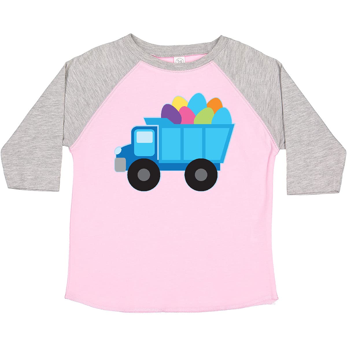 Inktastic Easter Egg Truck Boys Toddler T-Shirt - Cute Easter Outfit for Toddler Boys, Fun Holiday Graphic Tee for Kids - Perfect for Easter Celebrations, Spring Parties & Family Photos