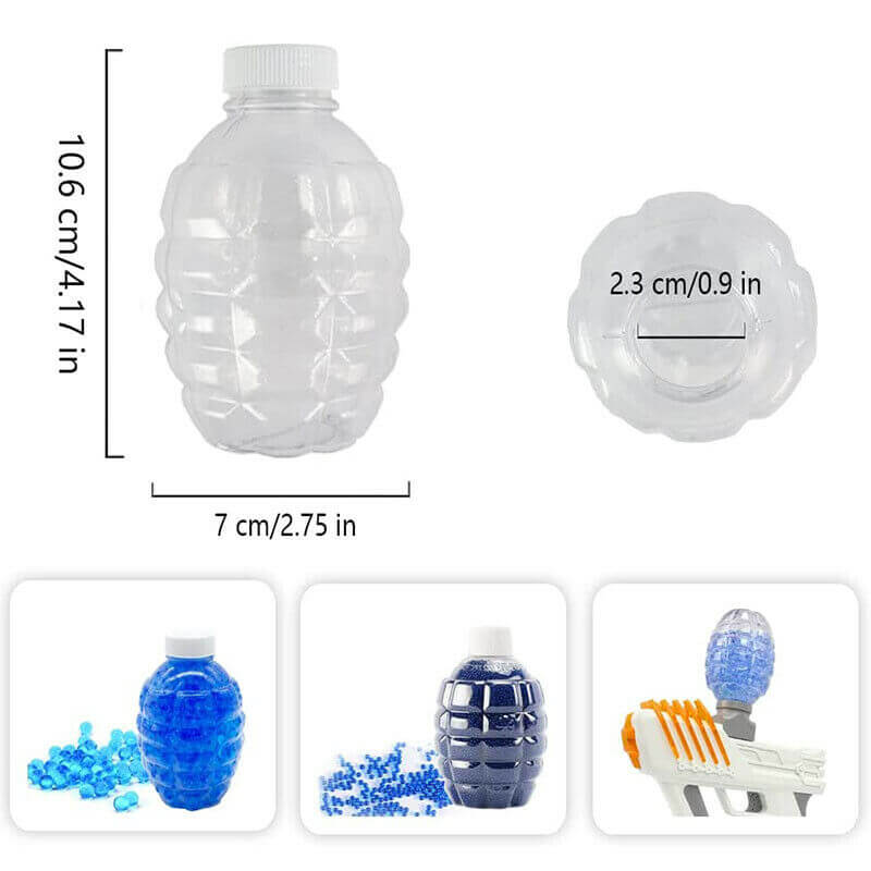 20,000pcs Blue Gel Ball Water Beads - Hardened Ammo Refill for Gel Blaster & Splatter Ball Guns - Perfect for Outdoor Battles, Target Practice & Tactical Training