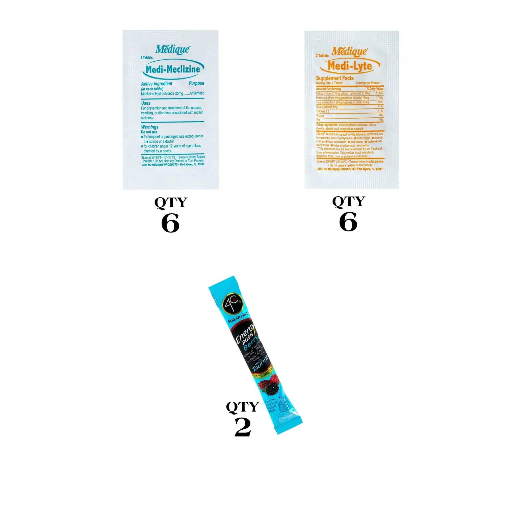 Cruise Essentials Refill Kit - Travel-Sized Ointments, Medications & First Aid Supplies | Perfect for Vacations, Road Trips & Emergency Preparedness