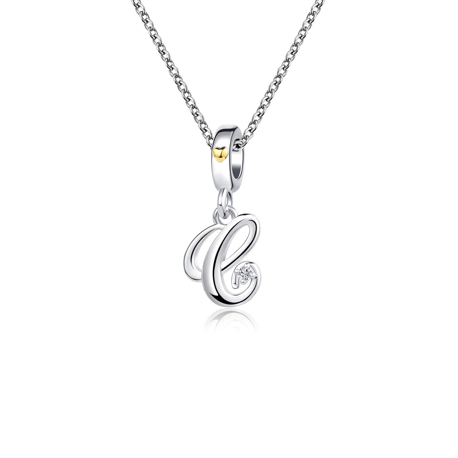 Initial Letter Necklace for Women - Personalized Name Pendant for Birthday, Anniversary & Gifts