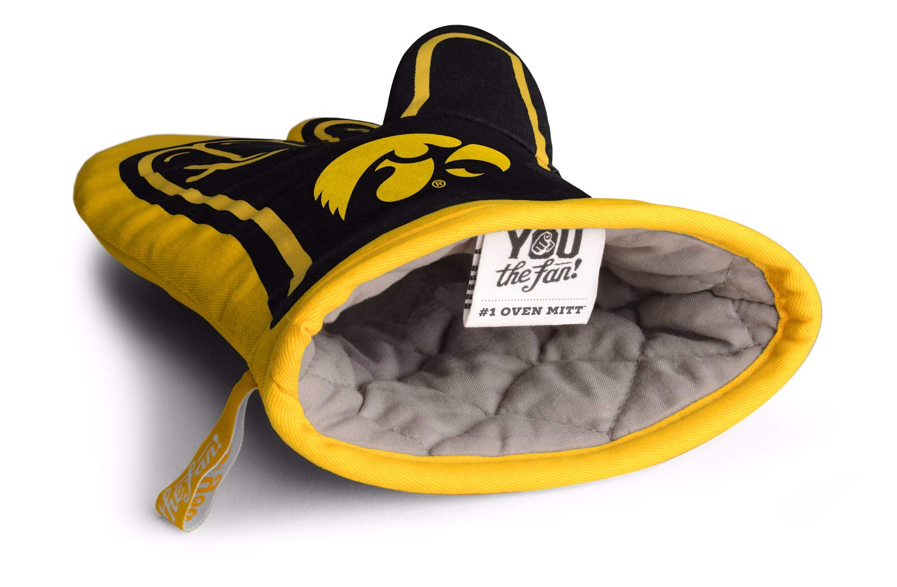 YouTheFan NCAA #1 Oven Mitt - Heat Resistant College Sports Team Logo Kitchen Glove for Baking, Grilling & Cooking - Perfect for Game Day Tailgates & College Football Party Decor