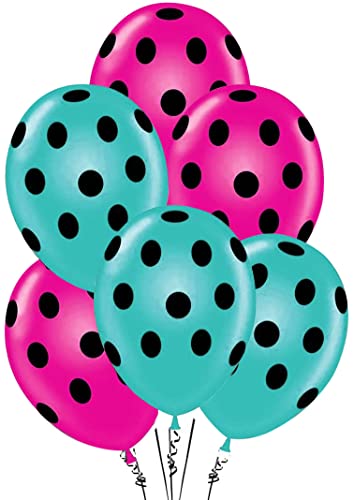 Turquoise and Hot Pink