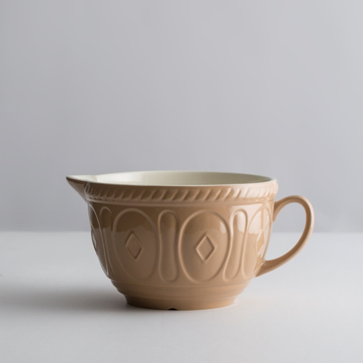Mason Cash Mixing Bowl with Tribal Pattern - Ceramic Batter Bowl for Baking, Cooking & Mixing - Perfect for Cakes, Cookies, Dough & Kitchen Decor