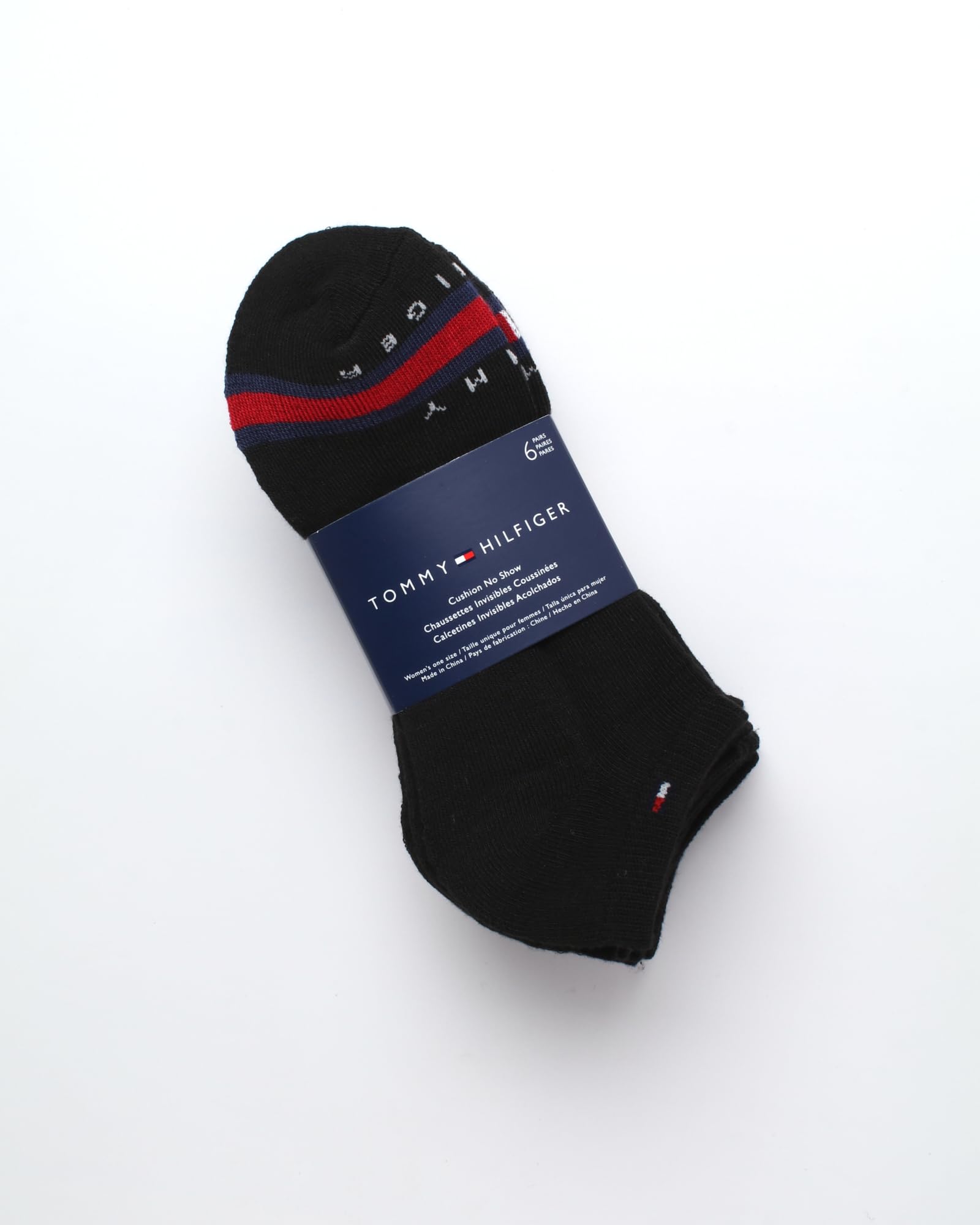 Tommy Hilfiger No Show Socks for Women - 6 Pack, Lightweight for Running & Casual Wear