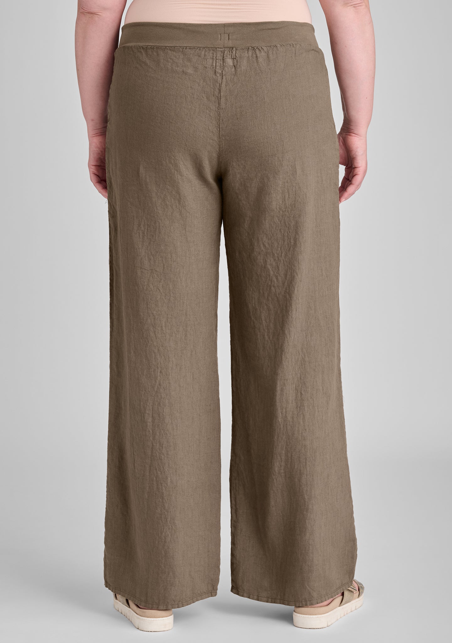 Flat Iron Pant - Linen Drawstring Pants for Women | Comfortable Casual Lounge Pants | Perfect for Yoga, Travel & Home Wear