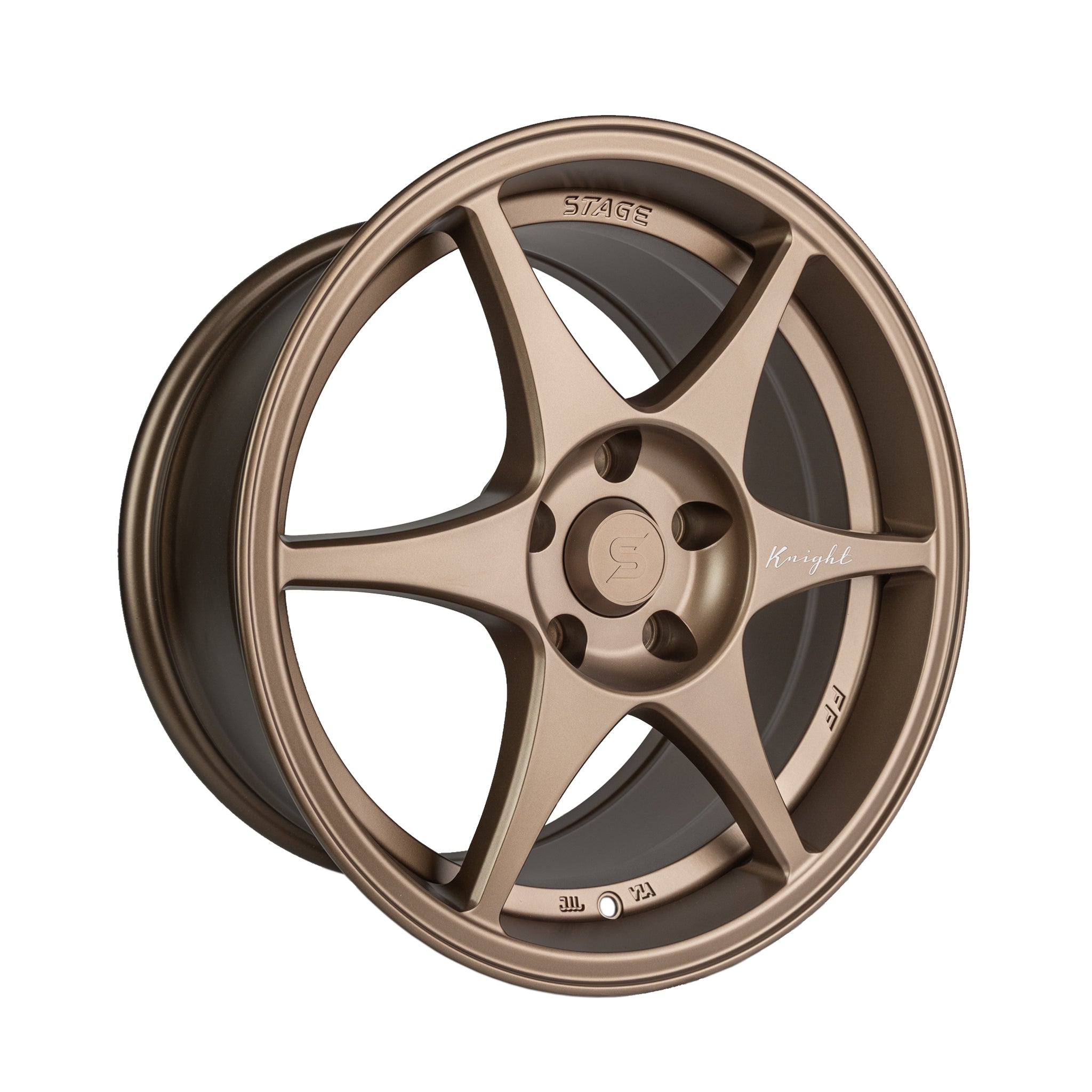 Stage Wheels Knight 17x9 +10mm 5x114.3 Matte Bronze Alloy Rims - Perfect for Off-Road Trucks, SUVs & Custom Car Builds