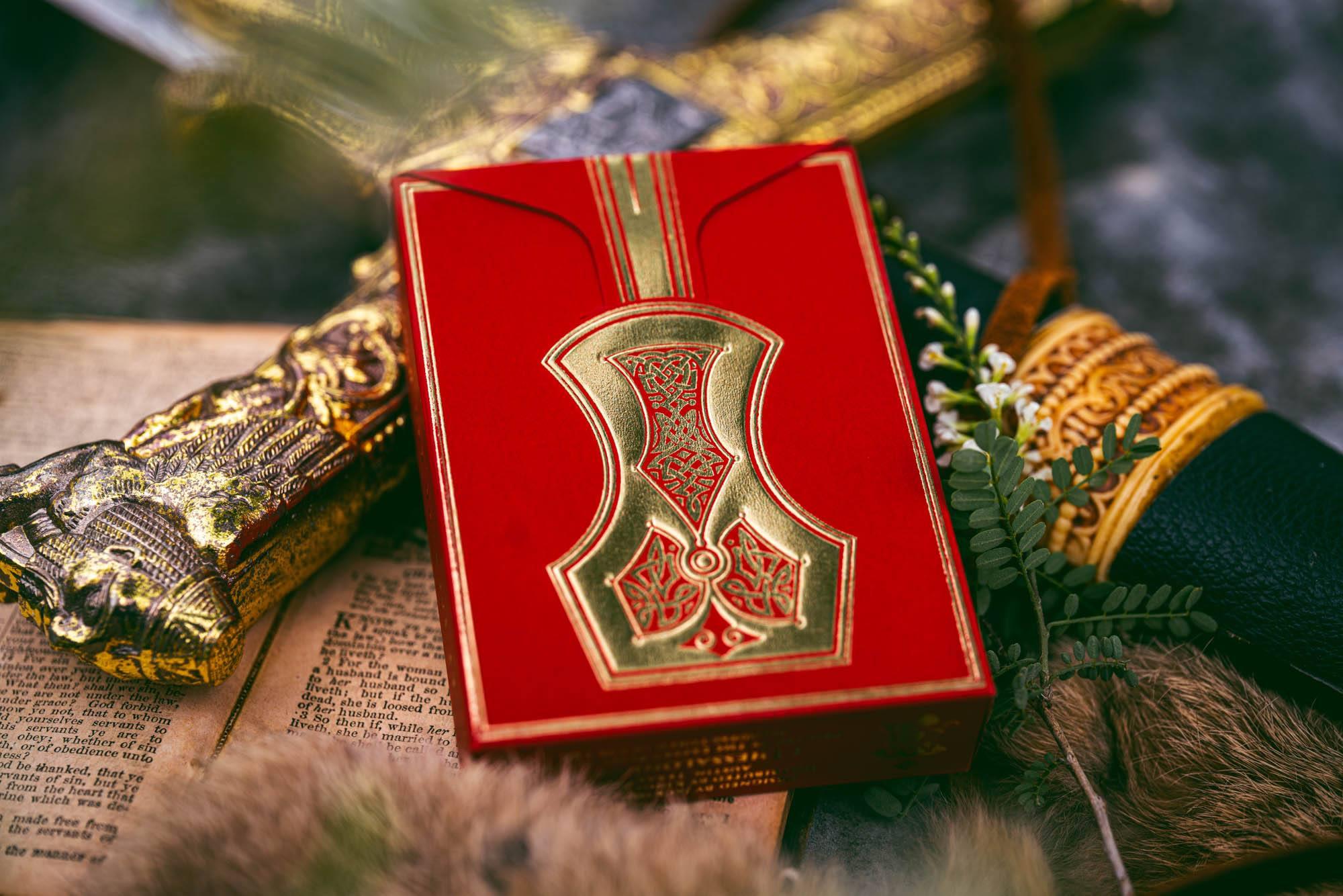 Arthurian Playing Cards - Holy Grail Edition | Premium Collectible Deck | Medieval Theme | Perfect for Magic Tricks, Poker Nights & Gift Giving