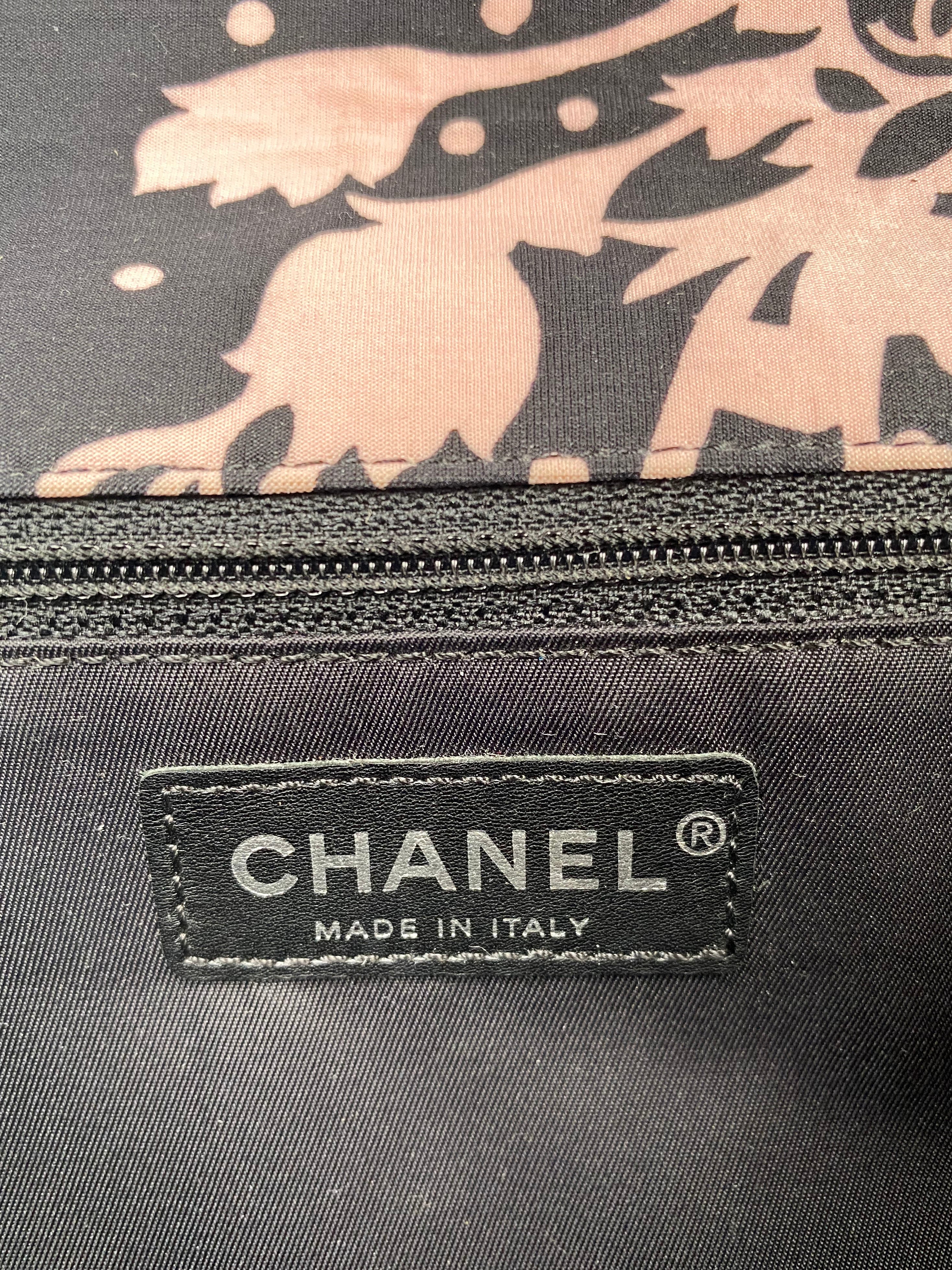 Chanel Pink & Black Medium Classic Flap Bag - Luxury Designer Handbag for Women | Perfect for Parties, Work & Everyday Use
