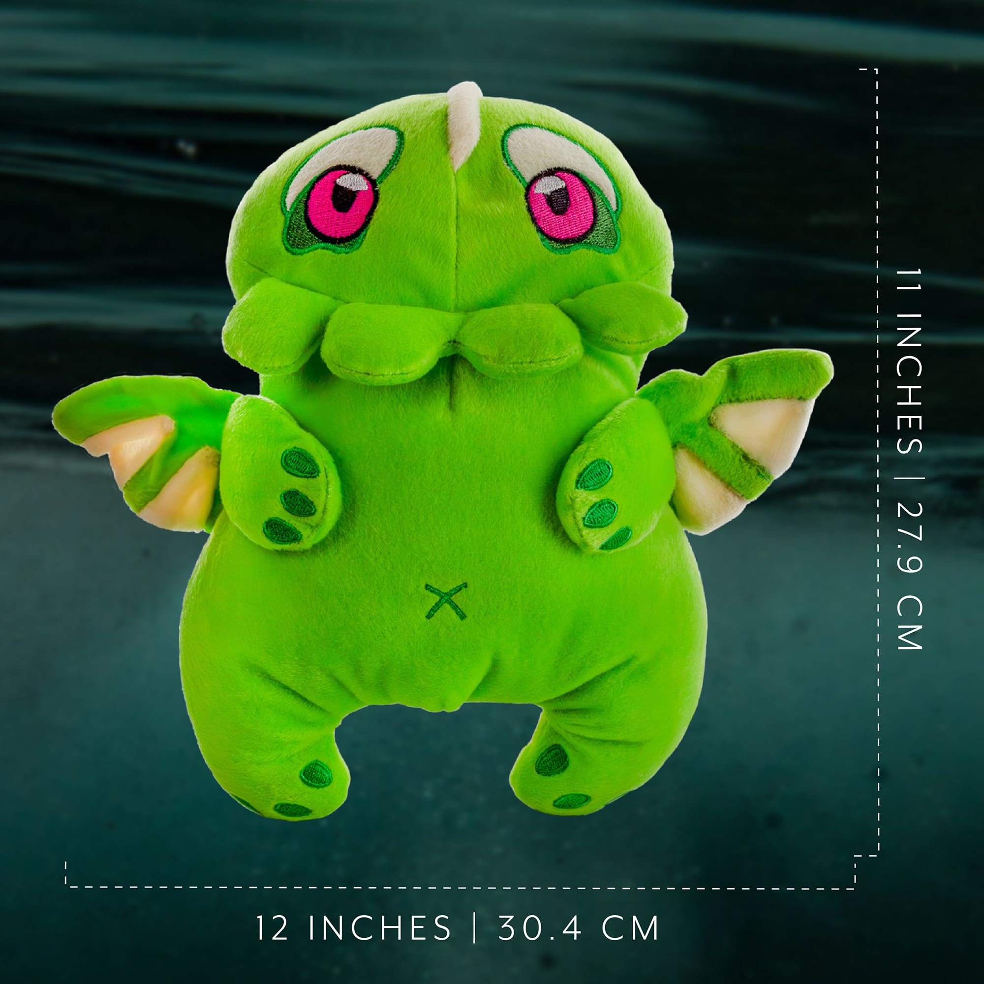 11-inch Baby Cthulhu Plush Toy - Soft Stuffed Horror Creature Inspired by H.P. Lovecraft's Call of Cthulhu | Perfect for Collectors, Horror Fans & Unique Gift Ideas