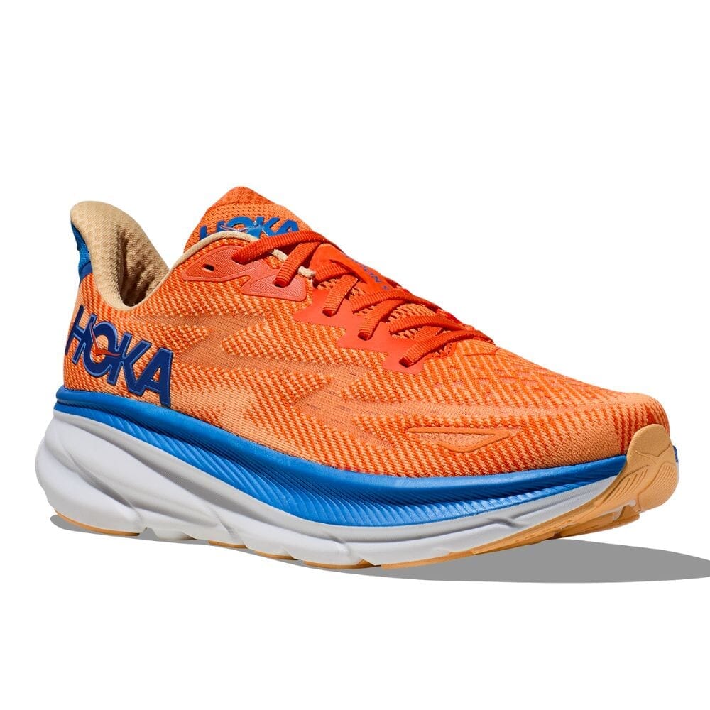 Hoka Men's Clifton 9 Wide Running Shoes - Lightweight Cushioned Sneakers for Road & Trail | Perfect for Jogging, Gym Workouts & Daily Walking