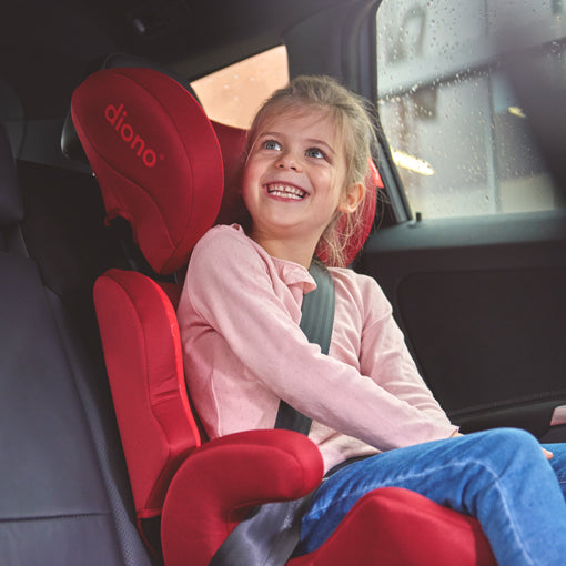 Diono Everett NXT High Back Booster Car Seat - Convertible 3-in-1 for Kids 30-120 lbs, Side Impact Protection - Perfect for Travel, School & Family Road Trips