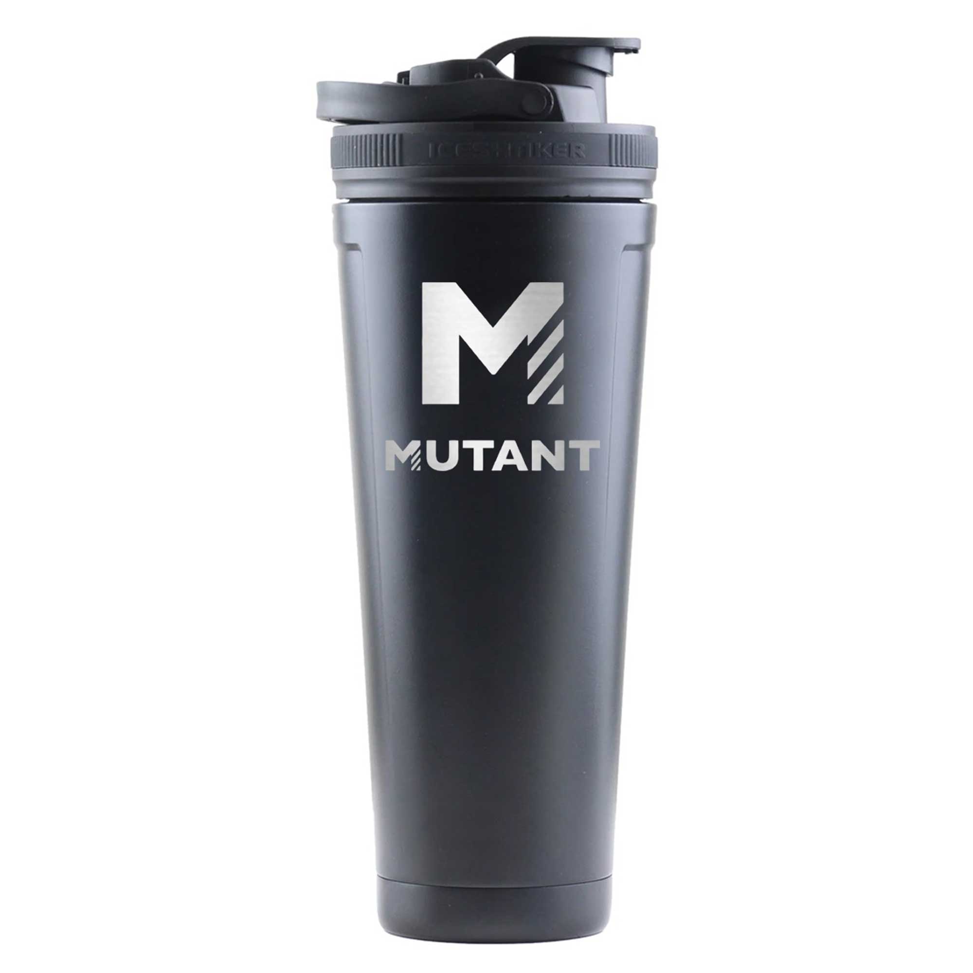 Nick The Mutant Walker Custom 36oz Insulated Stainless Steel Ice Shaker Cup - Black | Perfect for Gym, Workout, Protein Shakes & Outdoor Activities