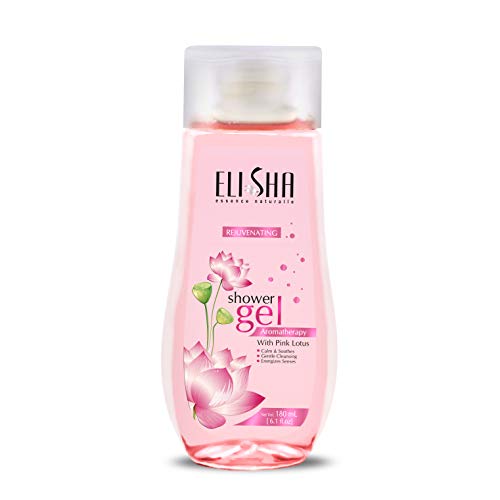 Elisha Pink Lotus Shower Gel - 180ml | Hydrating & Refreshing Body Wash for Women & Men | Perfect for Daily Shower, Spa & Relaxation