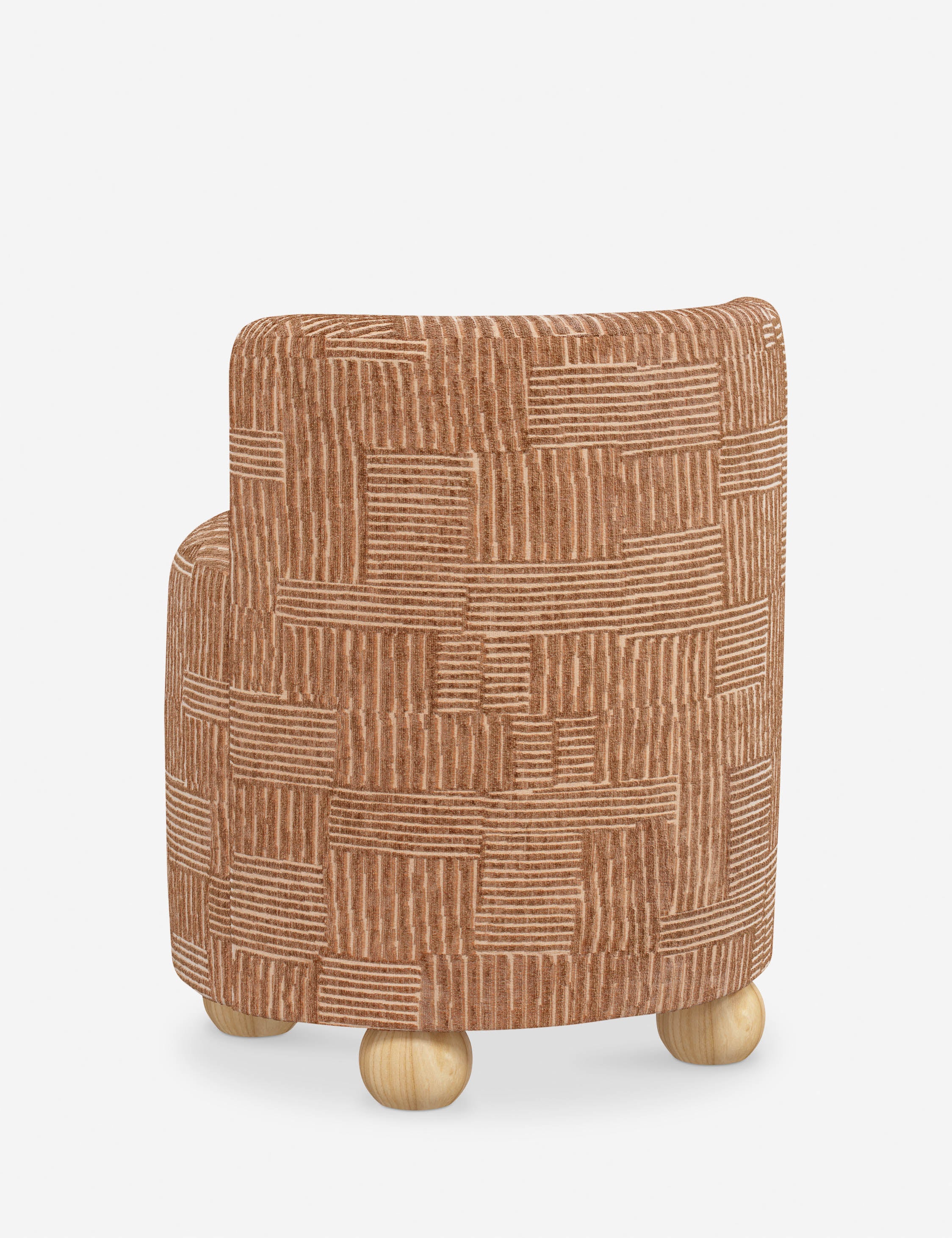 Fernsby Modern Accent Chair - Mid Century Style Upholstered Lounge Chair for Living Room, Bedroom, Office - Comfortable Reading Chair with Wooden Legs & Soft Fabric