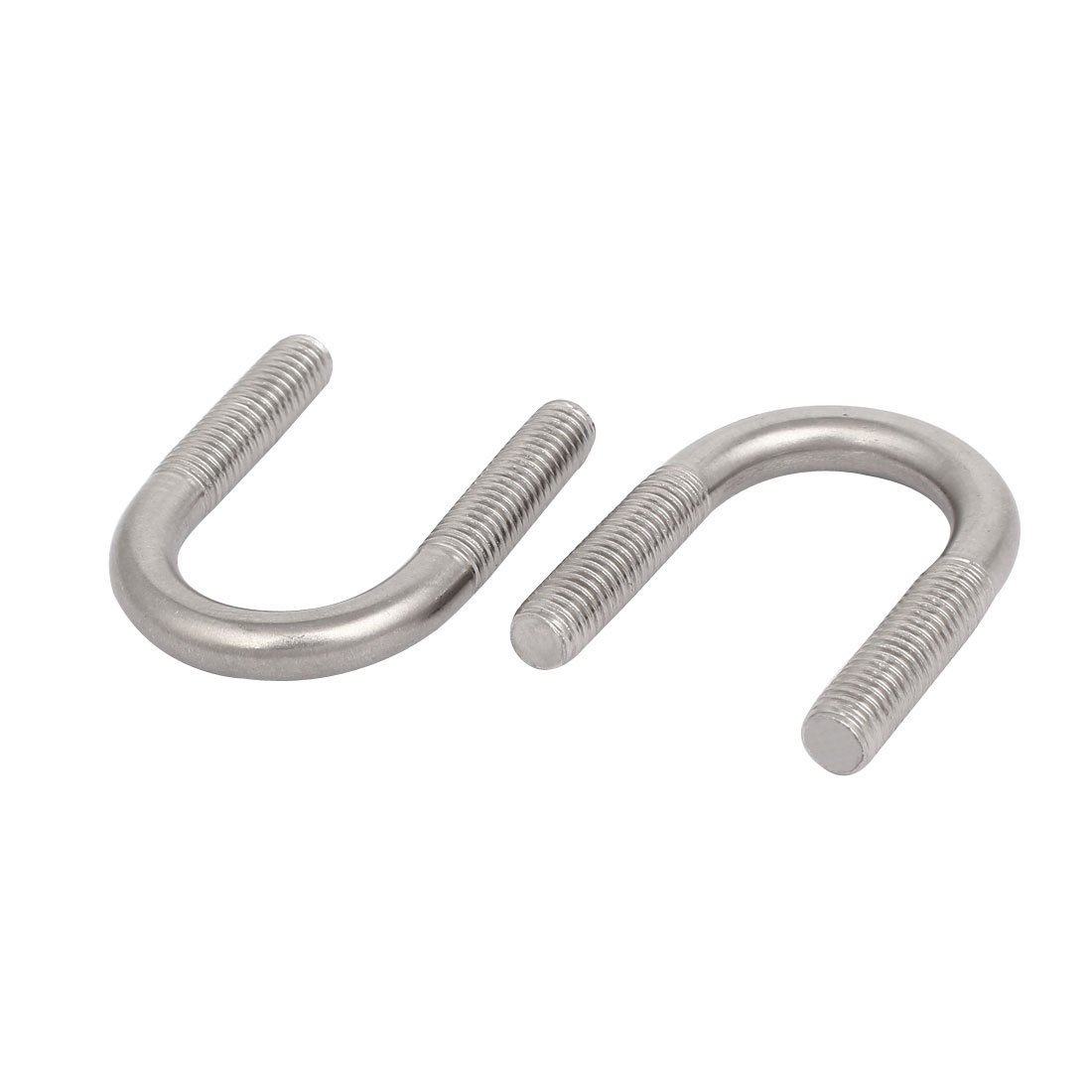 Stainless Steel M8 U Bolts - 304 Steel, 2pcs for 22mm Pipes & Nuts - Outdoor & DIY Use