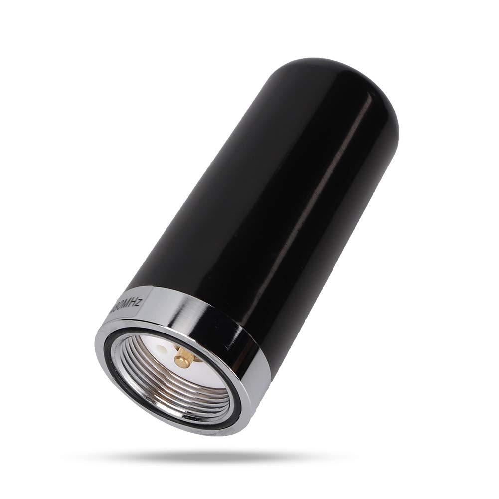 Universal Car Mobile Radio Antenna - NMO UHF VHF Dual Band Super Short Mini Antenna for Vehicles | Perfect for Off-Roading, Trucking & Emergency Communication