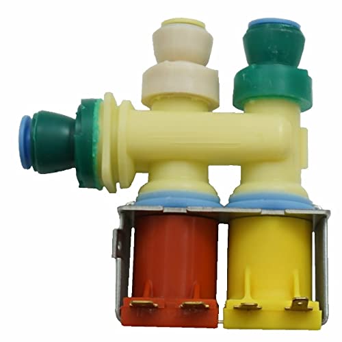 Whirlpool ERW10341320 Refrigerator Water Valve Replacement - Compatible with Multiple Models - Fixes Ice Maker & Water Dispenser Issues - Ideal for Kitchen Appliance Repair & Maintenance