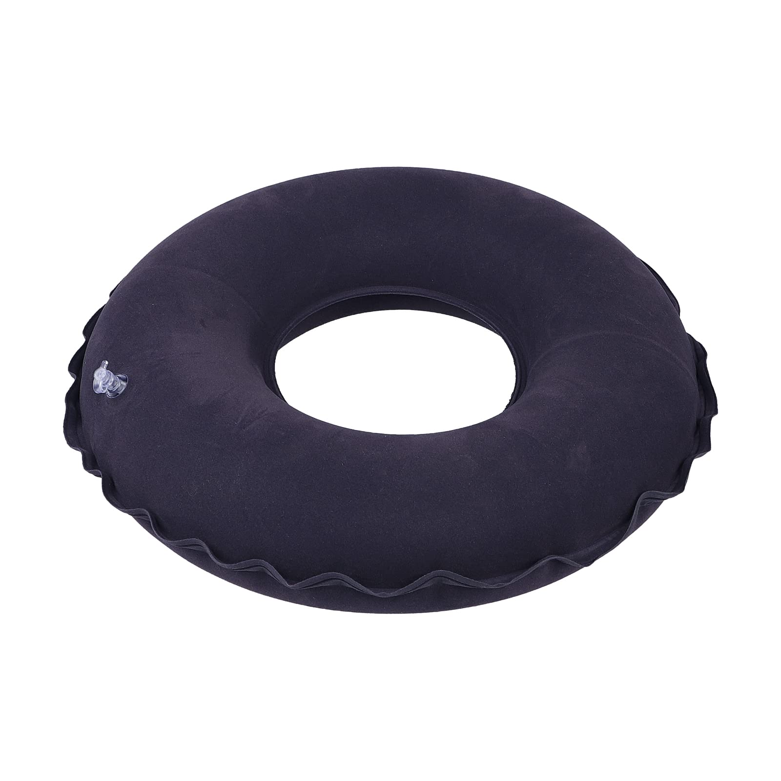 **Inflatable Seat Cushion for Tailbone Pain & Hemorrhoid Relief - Portable Donut Pillow for Office, Wheelchair, Travel - Includes Air Pump (Round) - Comfortable Support for Long Sitting, Driving & Post-Surgery Recovery**