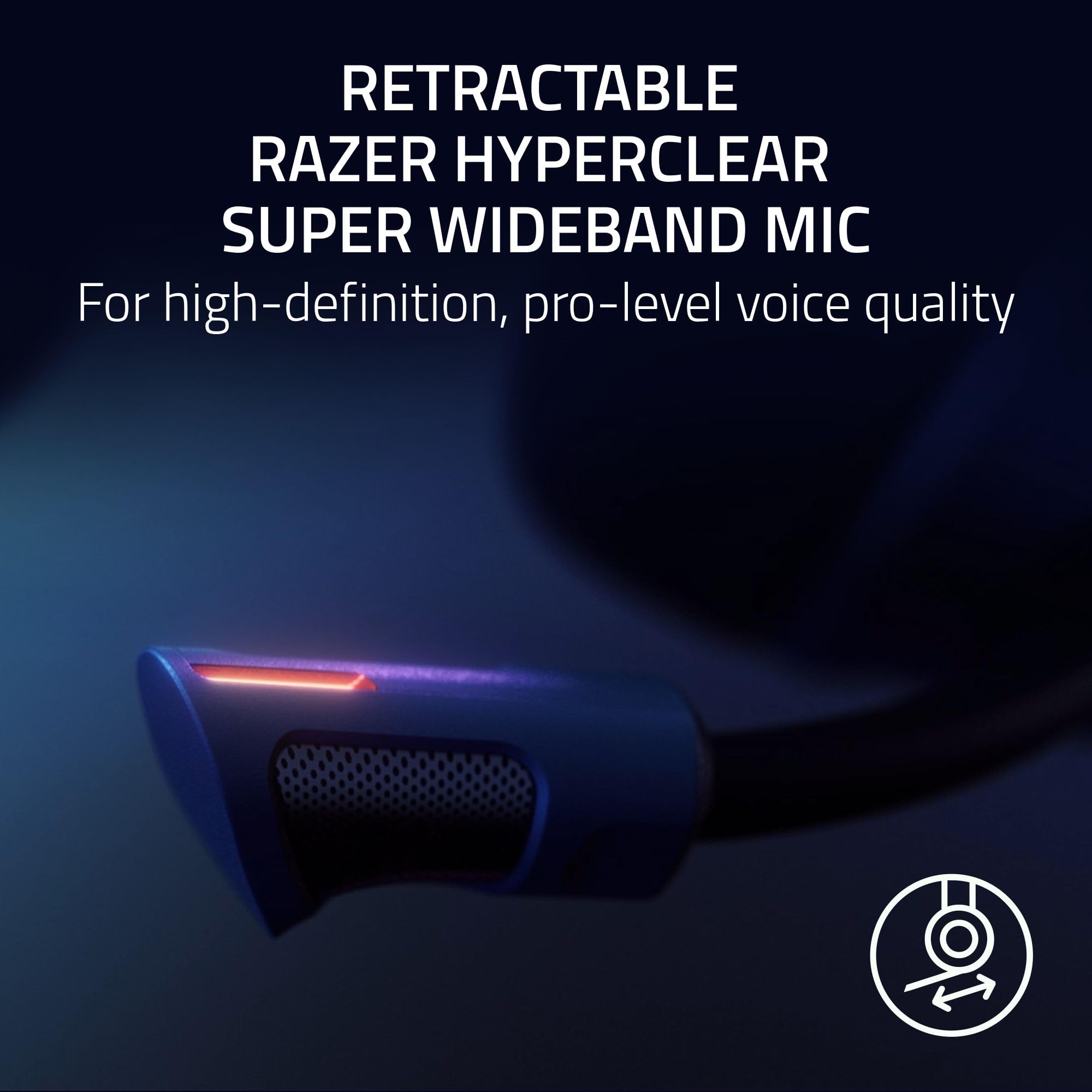 Razer Kraken V4 Pro Wireless Gaming Headset with OLED Control Hub - HD Haptics, 2.4GHz Wireless & Bluetooth Connectivity - USB/3.5mm Compatible - Super Wideband Mic for PC, Mac, PS5, Nintendo Switch, Steam Deck & Smartphone - Perfect for Competitive Gaming, Streaming & Virtual Meetings